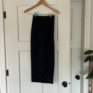 Abercrombie side-slit midi skirt